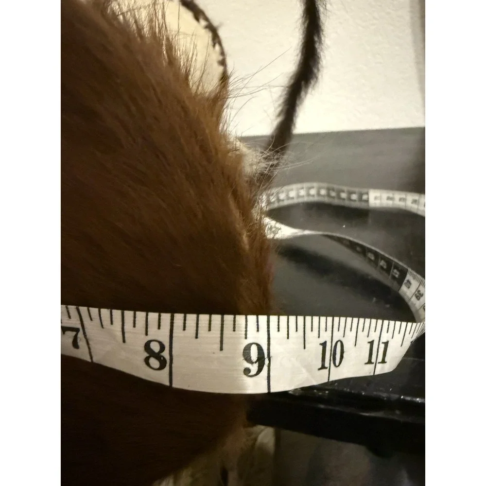 African Dual Ended‎ Congo Hand Drum Goat Fur 21